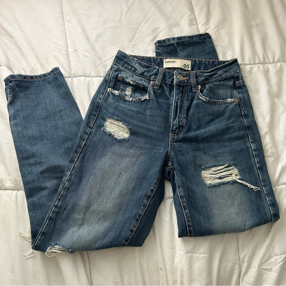 Garage mom jeans medium wash 00